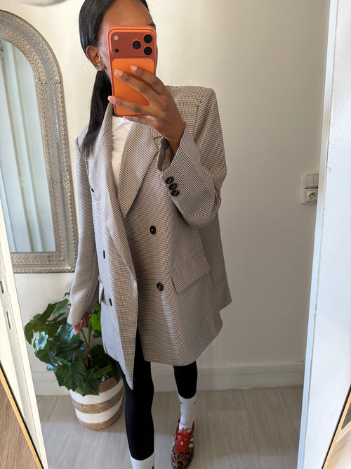 Blazer á carreaux