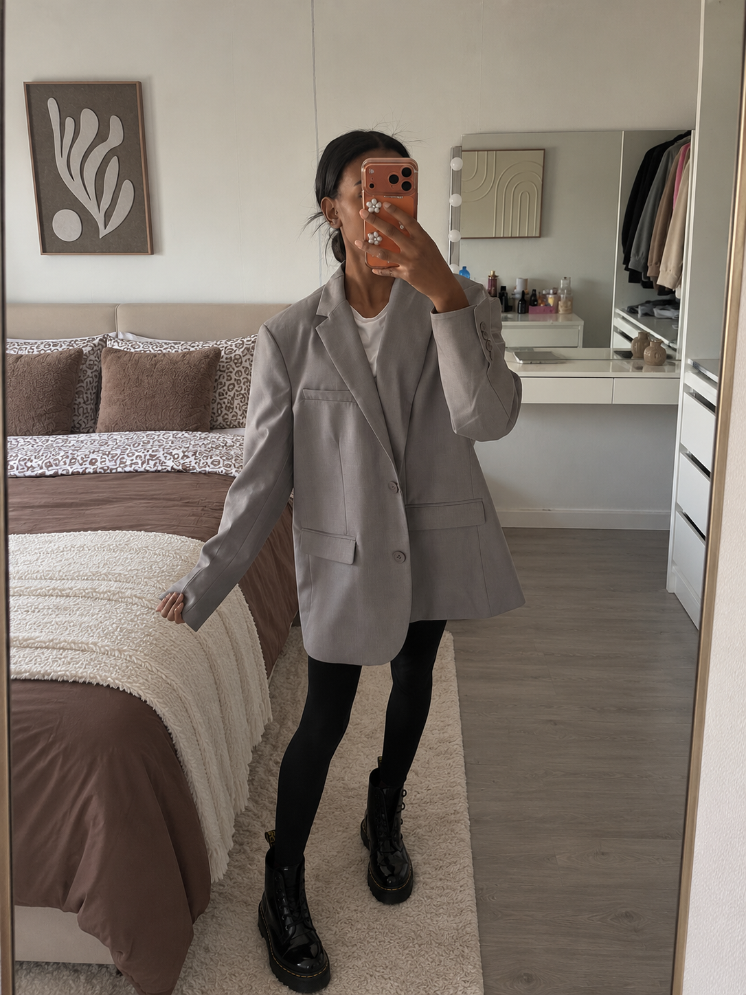 Blazer gris Élégance